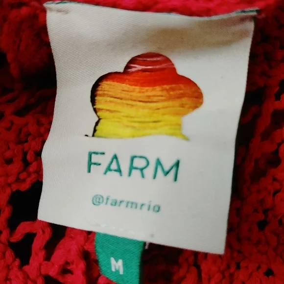 FARM Rio Scarlet Long Sleeve Lace Dress - Picture 10 of 13